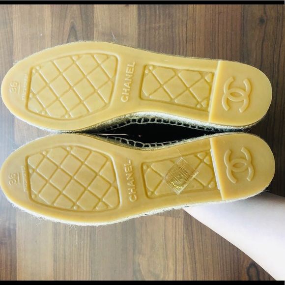 🔥SOLD🔥Chanel Espadrilles NIB Black Lambskin - Picture 5 of 5